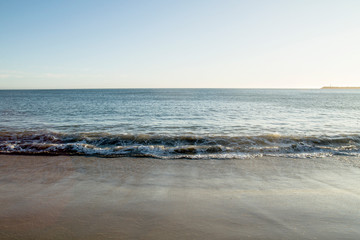 Beach in a sunny day