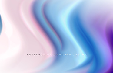 Abstract background - fluid color gradient waves, with dynamic motion line effect. Vector Illustration For Wallpaper, Banner, Background, Card, Book Illustration, landing page