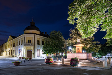 Fountain in down town of Sremski Karlovci