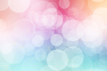 Colorful bokeh lights abstract background
