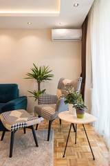 Interior of a luxury living room