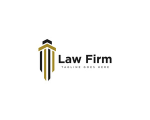 Law Firm Logo Design Vector Template