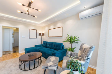 Interior of a luxury living room