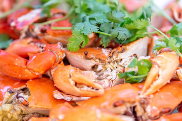 Chinese food made of crabs