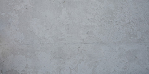 Old grey concrete wall pattern wide texture background