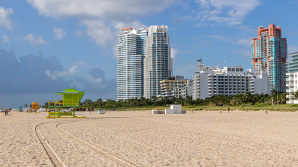 Fototapeta premium South bay Beach in Miami Beach Florida