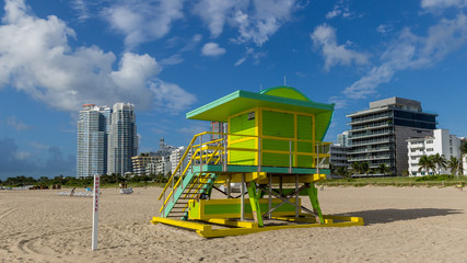 Fototapeta premium Miami Beach Lifeguard Tower
