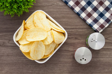 Bowl of potato chip