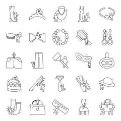  Cosmetics and Fashion Doodle Vectors Pack 