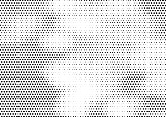Abstract halftone dotted background. Futuristic grunge pattern, dot and circles.  Vector modern optical pop art texture for posters, sites, business cards, cover, postcards, labels, stickers layout.