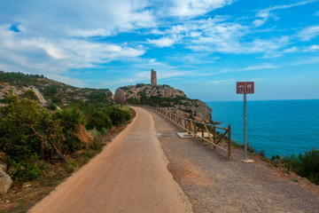 The green way from Benicassim to Oropesa
