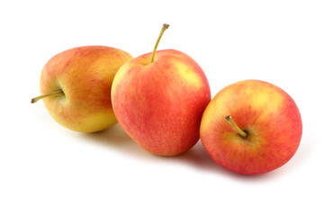 Apples isolated on white
