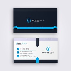 Professional corporate business card template - Vector EPS