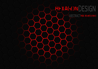 Abstract geometric hexagonal background.Vector EPS10.