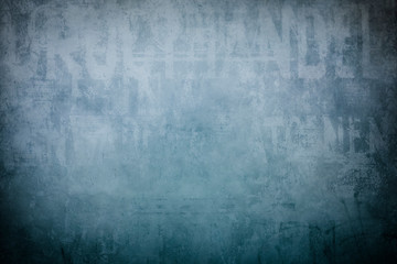 old blue wall background