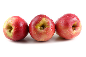 Apples isolated on white
