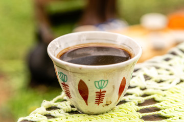 Coffee in a finjal