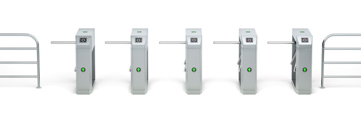 Automatic turnstiles