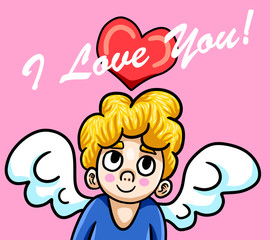 Stylized Valentine's Day Card