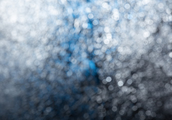 Abstract diffuse background in silver blue tones