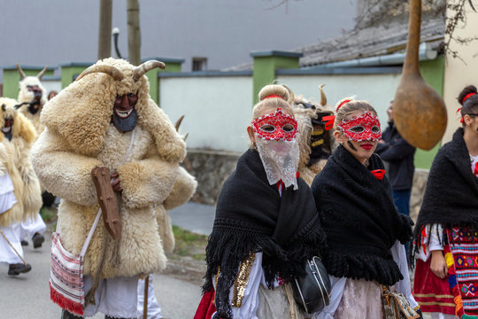 Busojaras (Buso-walking) an annual masquerade celebration of the Sokci ethnic group living in the town of Mohacs, Hungary.