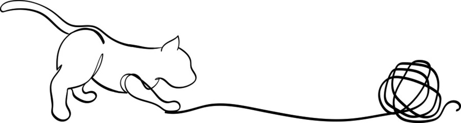 line art drawing cat for shirts, fabric, poster wallpaper and poster.