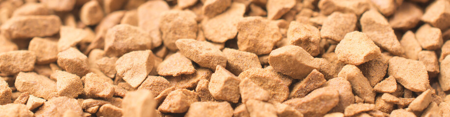 Brown ground coffee background abstract texture