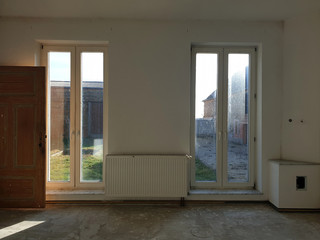 Bodentiefe Fenster Sanierung einer Wohnung