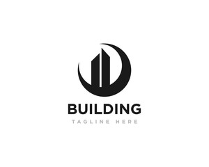 Building Construction Logo Design Vector