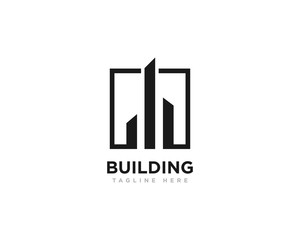 Building Construction Logo Design Vector