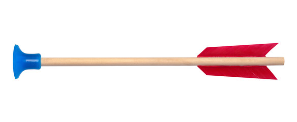 Suction Cup Arrow With Feathers