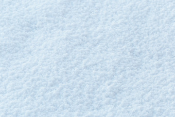 Texture of natural snow. Top view of the snow.