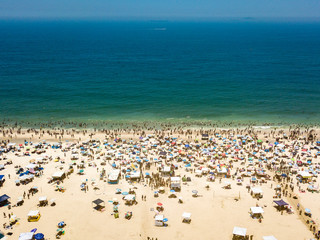 Beautiful aerial photo of the beach.