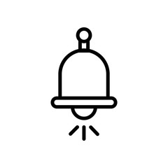 school bell icon vector template
