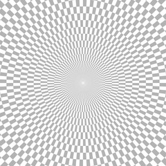 Gray checkered background of circles. Pattern for emulation of empty space. Vector