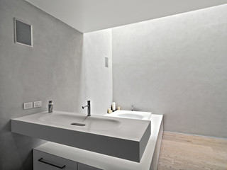 Naklejka na ściany i meble interior shots of a modern bathroom