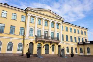 Fototapeta na wymiar Helsinki, Finland. The President's Palace (Presidentinlinna)