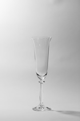 champagne glasses on a white background