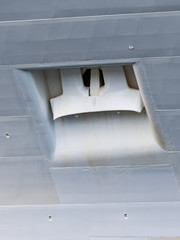 Anchor of a large cruise ship