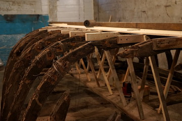 Restoration, repair of an old boat