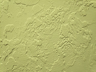 Concrete wall coating. Green color.