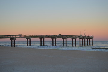 Fototapeta na wymiar Sunset in St. Augustine, Florida
