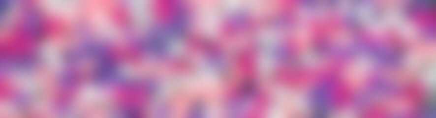 Blur abstract - fun, creative, colorful background design - in long panorama / header / banner.