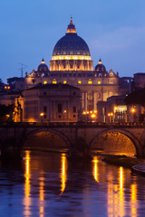 Obraz na płótnie Canvas Saint Peter's Basilica in Vatican