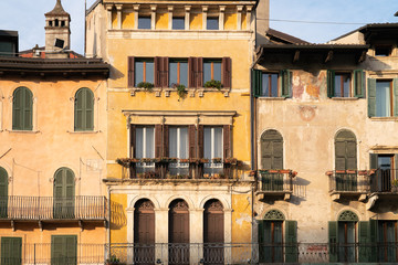 Fototapeta na wymiar Haus in Verona - Italien