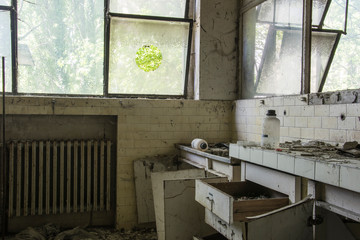 Details of an abandoned laboratory