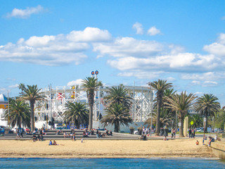 Luna Park in St. Kilda Melbourne Victoria Australia