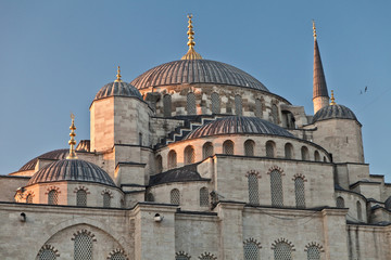 Fototapeta na wymiar View of sultanahmet Mosque, Blue Mosque. Istanbul