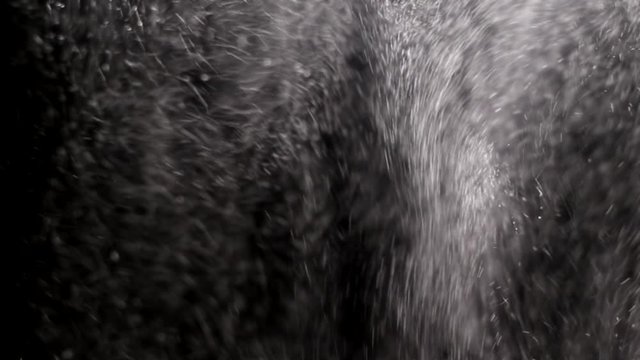 A whimsical dance of snowflakes.