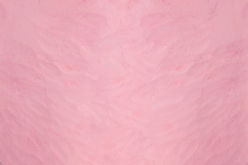 Pink background, wall cement texture. Strokes of concrete .